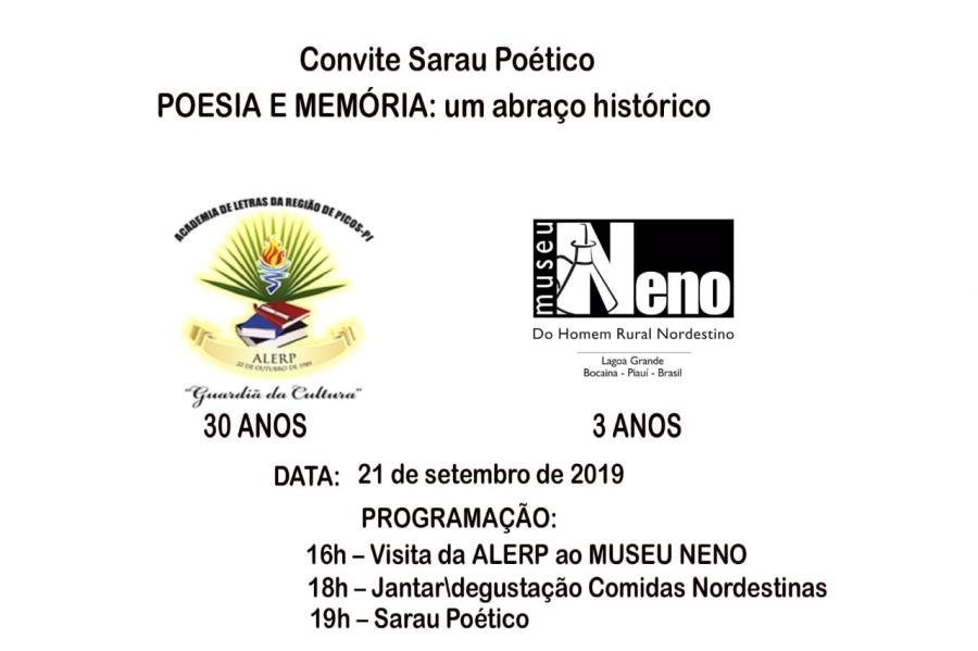 Visita da Academia de Letras da Região de Picos - ALERP ao Museu Neno